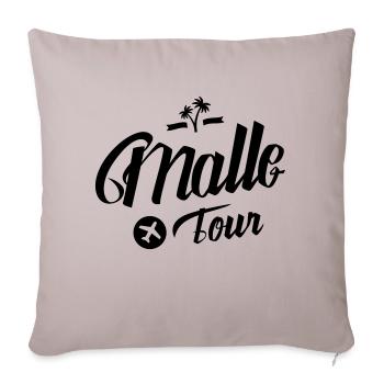 malle tour - Sofakissenbezug 45 x 45 cm - helles Taupe - Vorne