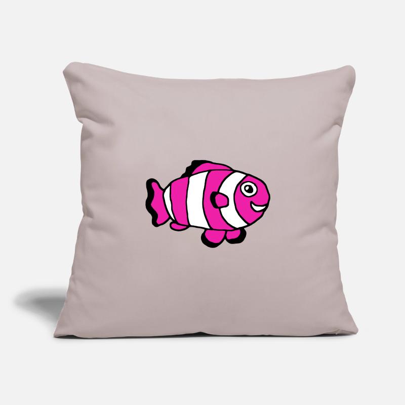 Pinker Clownfisch, Weibchen, Mädchen Sofakissenbezug 45 x 45 cm