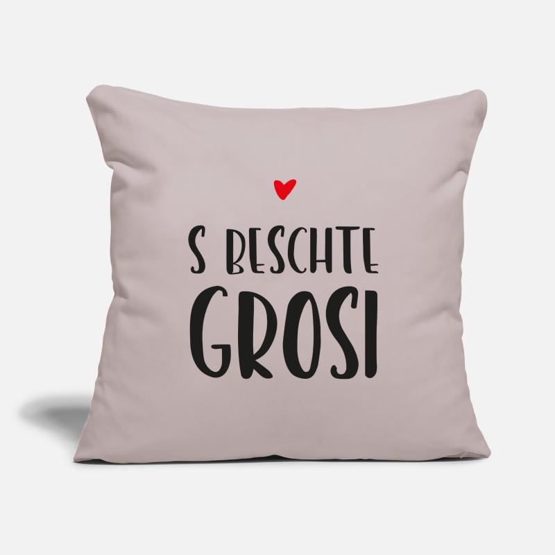 Schweizerdeutsch - Beste Grossmutter Sofakissenbezug 45 x 45 cm