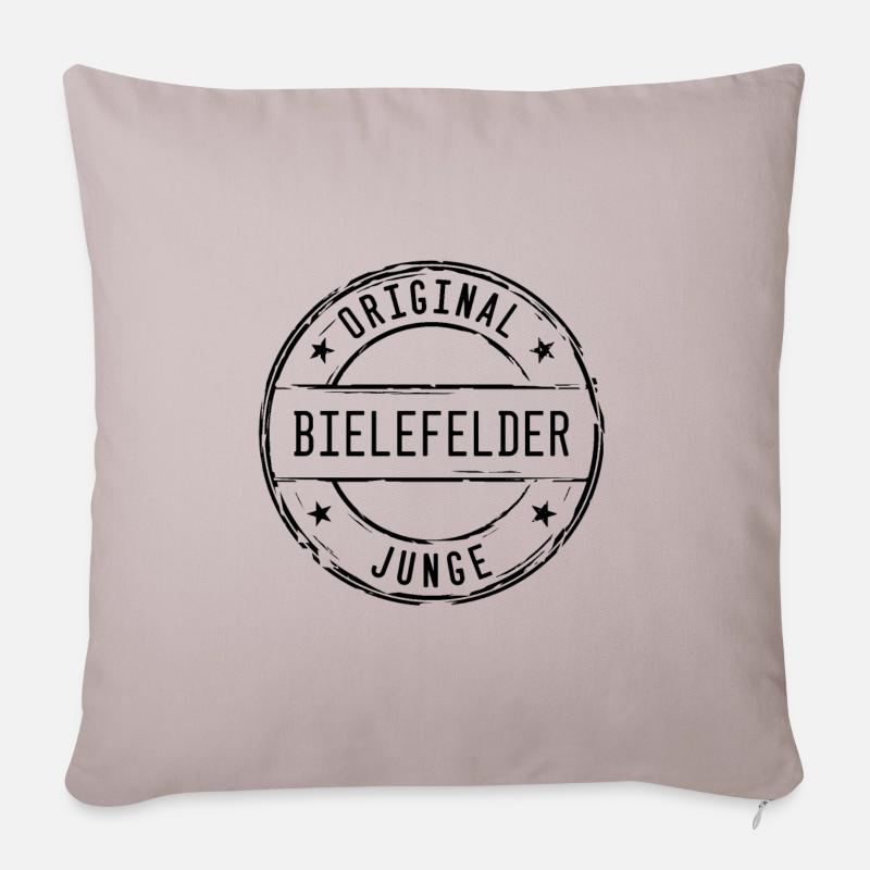 Bielefeld - Sofakissenbezug 45 x 45 cm - helles Taupe