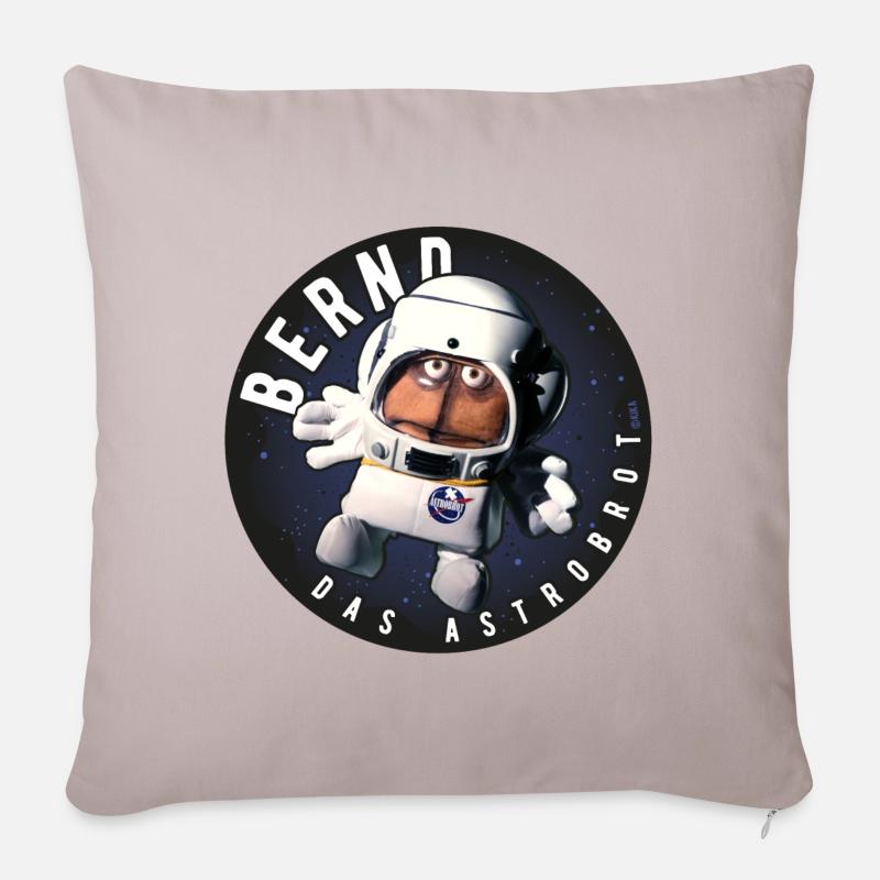 Bernd Das Brot Astrobrot Rund - Sofakissenbezug 45 x 45 cm - helles Taupe