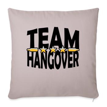 Bierflaschen Team Hangover - Sofakissenbezug 45 x 45 cm - helles Taupe - Vorne