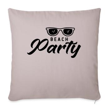 Beach Party Summer Sun - Sofa pillowcase 17,3'' x 17,3'' (45 x 45 cm) - light taupe - Front