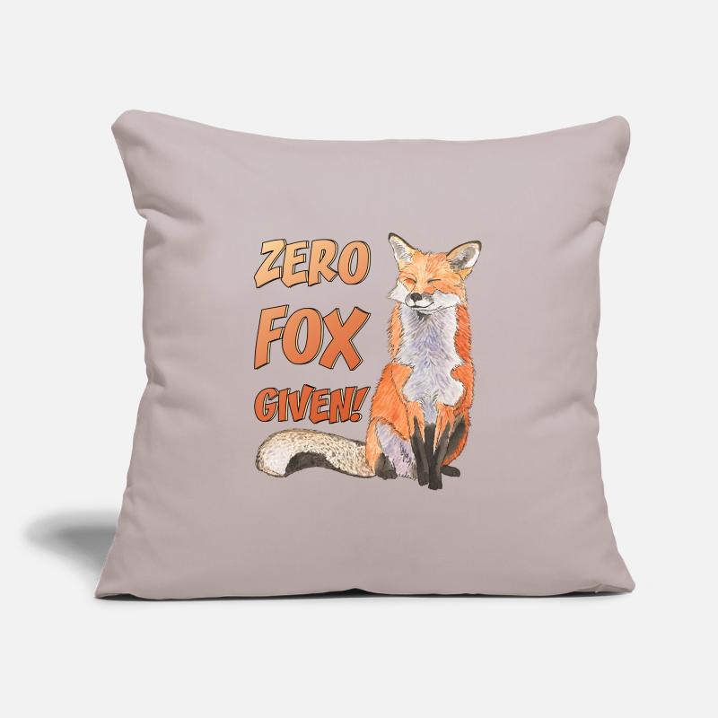 Zero Fox given No Fox given cute fox Sofa pillowcase 17,3'' x 17,3'' (45 x 45 cm)