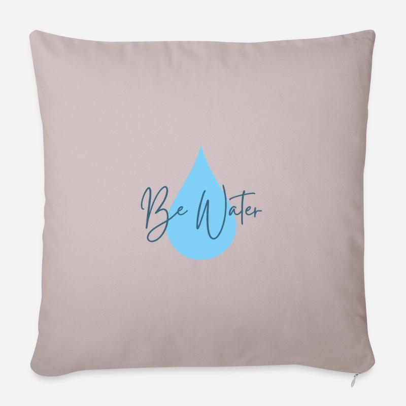 Be Water - Sofakissenbezug 45 x 45 cm - helles Taupe
