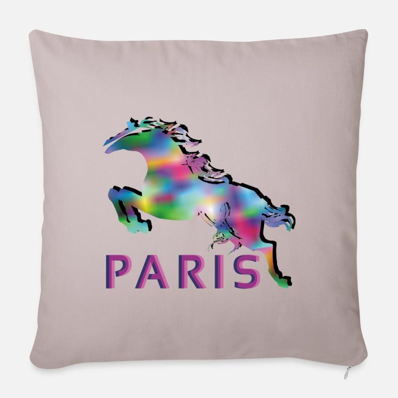 paris - Sofakissenbezug 45 x 45 cm - helles Taupe