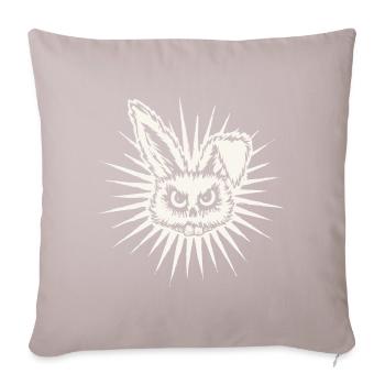 Rrrabbit - Housse de coussin décorative 45 x 45 cm - taupe clair - Devant