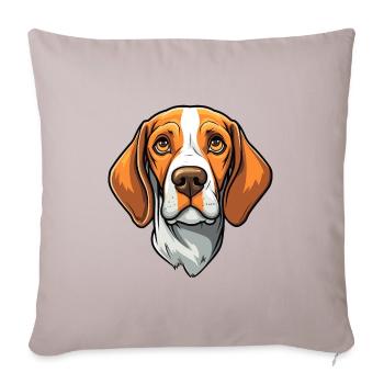 Ariege Pointer Hund Rasse Cartoon Kawaii Illustrati - Sofakissenbezug 45 x 45 cm - helles Taupe - Vorne