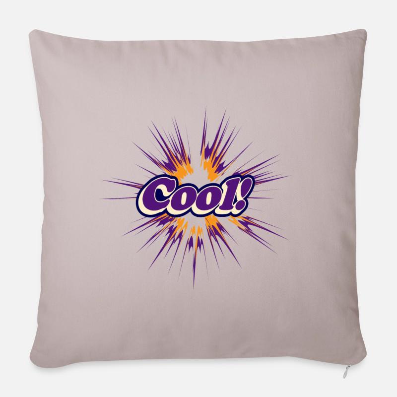 cool cool cool - Housse de coussin décorative 45 x 45 cm - taupe clair