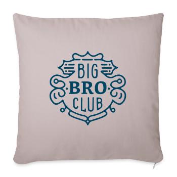 Big bro club older brother - Sofa pillowcase 17,3'' x 17,3'' (45 x 45 cm) - light taupe - Front
