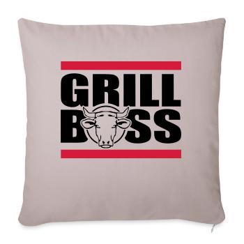 grill - Sofa pillowcase 17,3'' x 17,3'' (45 x 45 cm) - light taupe - Front