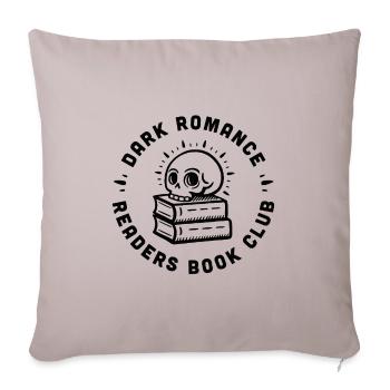 Dark romance lovers smut spicy book club - Sofa pillowcase 17,3'' x 17,3'' (45 x 45 cm) - light taupe - Front