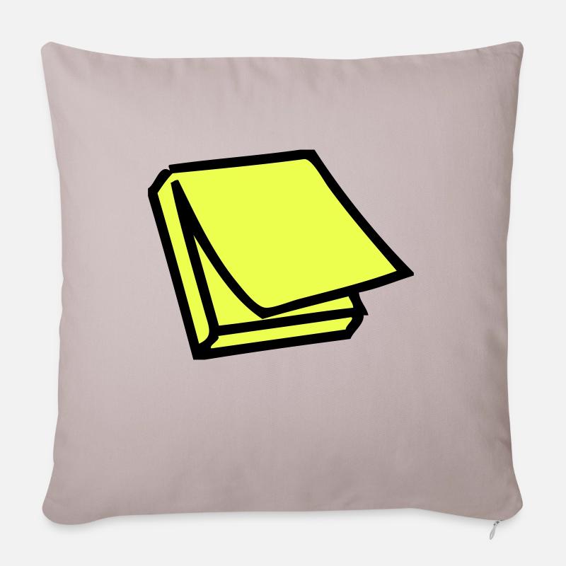 Postit - Sofakissenbezug 45 x 45 cm - helles Taupe