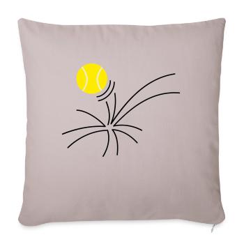 tennis as (3c) - Sofa pillowcase 17,3'' x 17,3'' (45 x 45 cm) - light taupe - Front