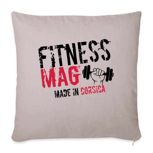 Fitness Mag made in corsica 100% Polyester - Housse de coussin décorative 45 x 45 cm