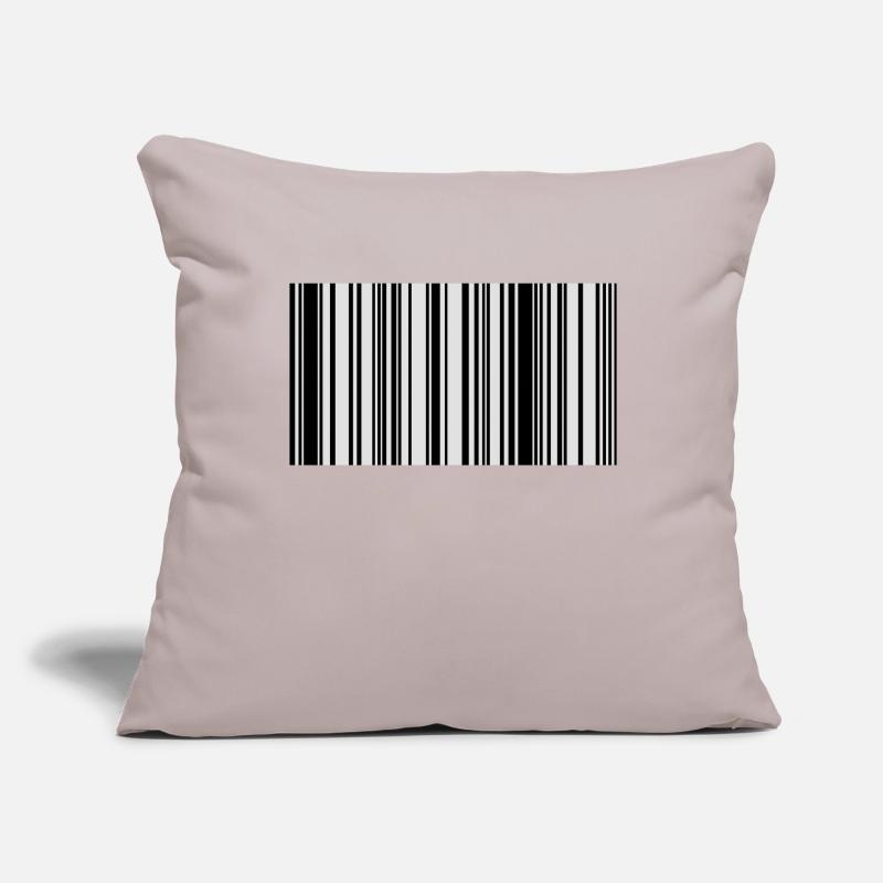 barcode Sofa pillowcase 17,3'' x 17,3'' (45 x 45 cm)
