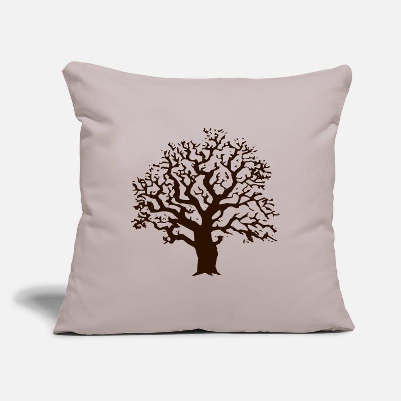Tree oak Sofa pillowcase 17,3'' x 17,3'' (45 x 45 cm)