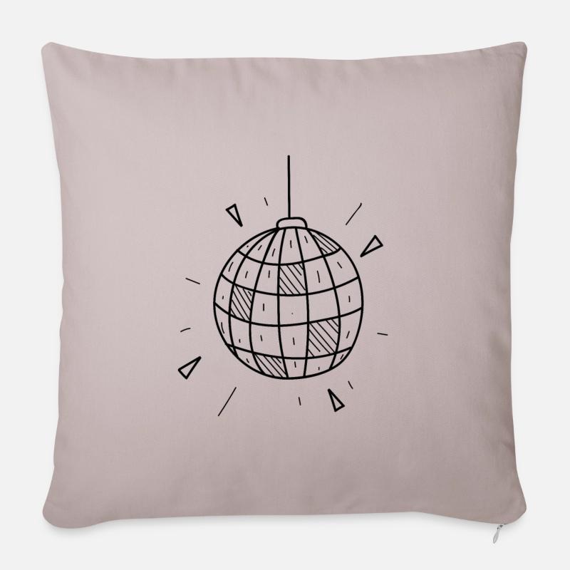 Tänzer Tänzerin Discokugel Geschenk Idee - Sofakissenbezug 45 x 45 cm - helles Taupe