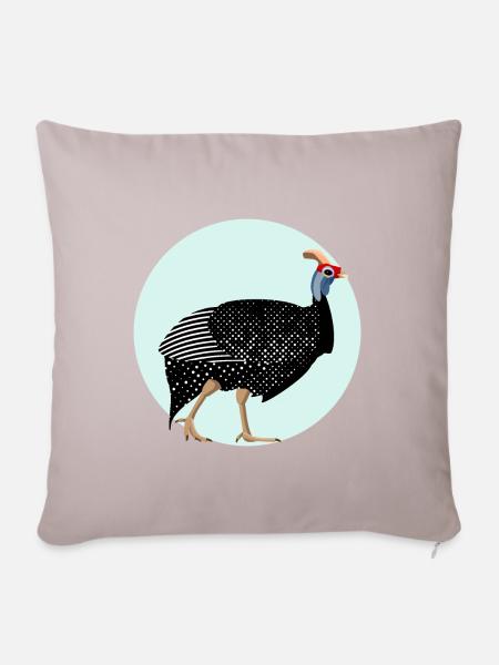 Guinea fowl - Sofakissenbezug 45 x 45 cm - helles Taupe