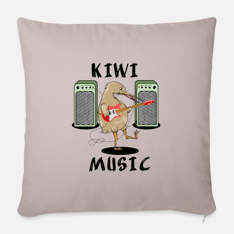 Kiwi Music - Sofakissenbezug 45 x 45 cm - helles Taupe