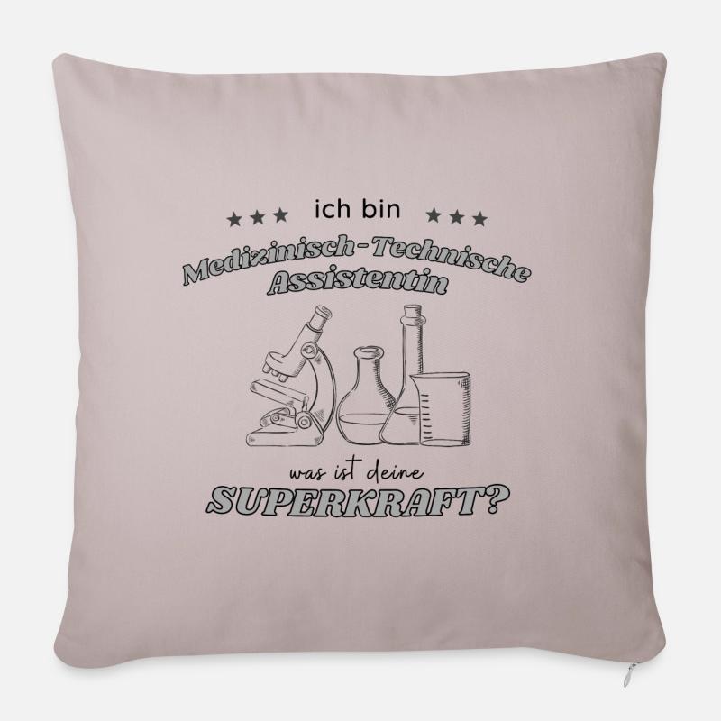 MTA MTLA superkraft - Sofakissenbezug 45 x 45 cm - helles Taupe
