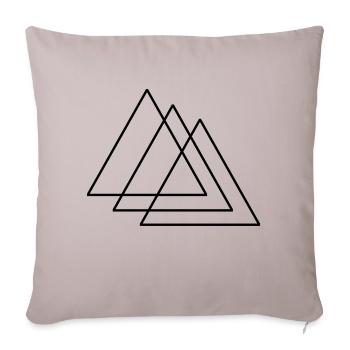 Trinité - Housse de coussin décorative 45 x 45 cm - taupe clair - Devant