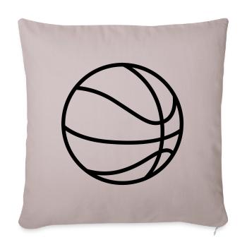 Basketball - Sofa pillowcase 17,3'' x 17,3'' (45 x 45 cm) - light taupe - Front