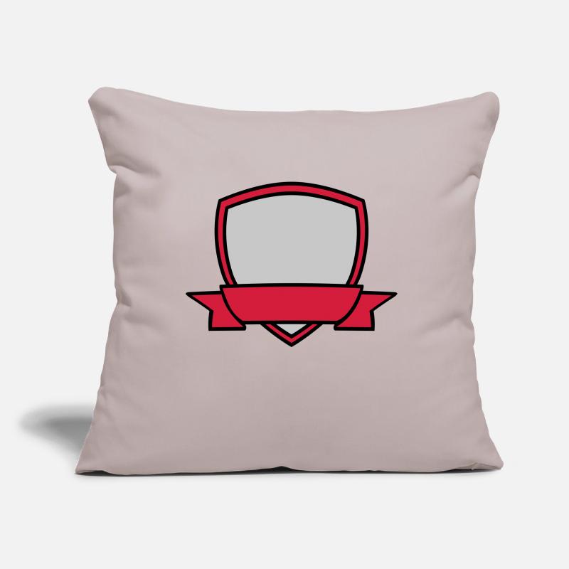 Shield Banner Empty Sofa pillowcase 17,3'' x 17,3'' (45 x 45 cm)