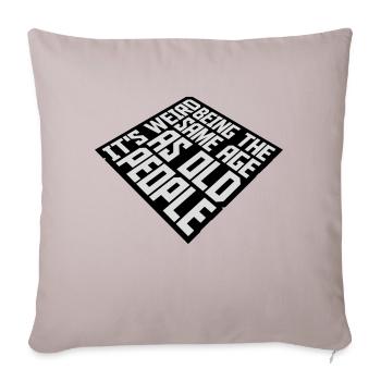 being old people age - Sofakissenbezug 45 x 45 cm - helles Taupe - Vorne