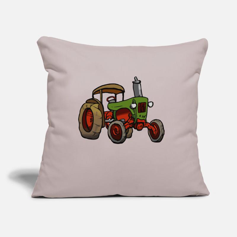Alter Traktor Oldtimer Cartoon Geschenkidee Sofakissenbezug 45 x 45 cm