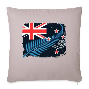 Neuseeland Aotearoa Kiwi 11 - Sofakissenbezug 45 x 45 cm - helles Taupe - Vorne