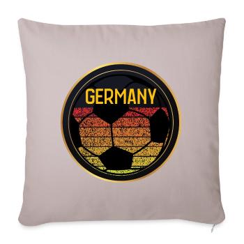 Germany Football Germany Football Fans - Sofa pillowcase 17,3'' x 17,3'' (45 x 45 cm) - light taupe - Front