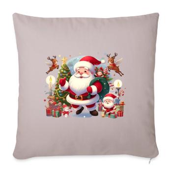 santa - Housse de coussin décorative 45 x 45 cm - taupe clair - Devant