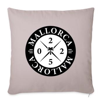 Mallorca 2025 - Sofa pillowcase 17,3'' x 17,3'' (45 x 45 cm) - light taupe - Front