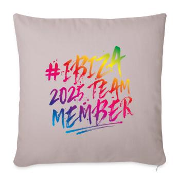 Ibiza 2025 Team Colorful - Sofa pillowcase 17,3'' x 17,3'' (45 x 45 cm) - light taupe - Front