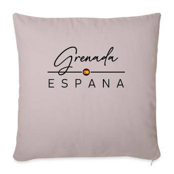 Spain - Grenada - Spain - España - Sofa pillowcase 17,3'' x 17,3'' (45 x 45 cm) - light taupe - Front