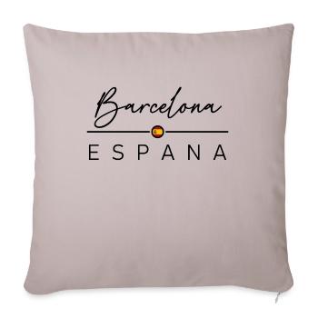 Spain - Barcelona - Spain - España - Sofa pillowcase 17,3'' x 17,3'' (45 x 45 cm) - light taupe - Front
