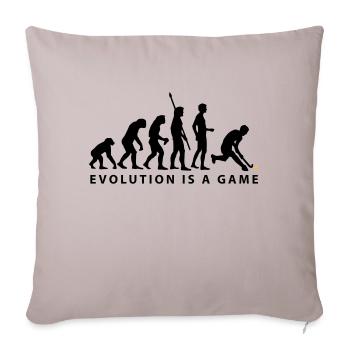 evolution_herren_hockey_b_2c - Sofakissenbezug 45 x 45 cm - helles Taupe - Vorne