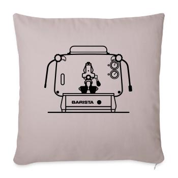 Barista Faema E61 - Sofakissenbezug 45 x 45 cm - helles Taupe - Vorne