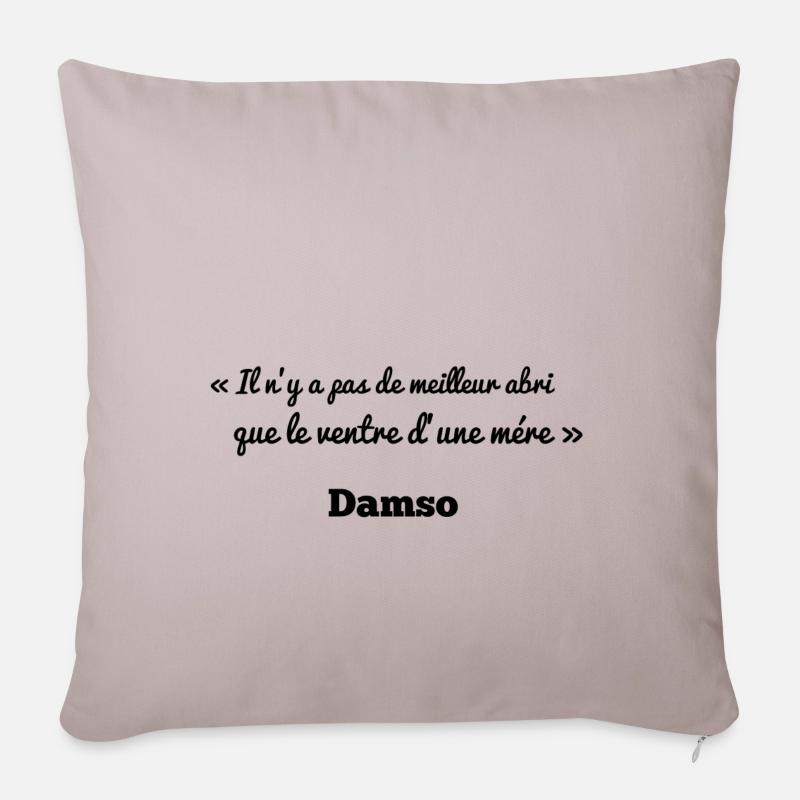 Punchline - Housse de coussin décorative 45 x 45 cm - taupe clair