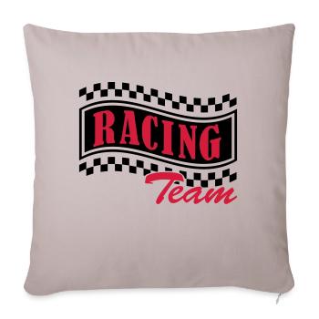 racing_team_002 - Sofakissenbezug 45 x 45 cm - helles Taupe - Vorne