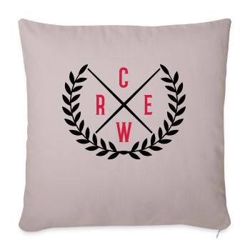 crew kranz - Sofakissenbezug 45 x 45 cm - helles Taupe - Vorne