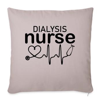 Nurse Krankenschwester Corona - Sofa pillowcase 17,3'' x 17,3'' (45 x 45 cm) - light taupe - Front