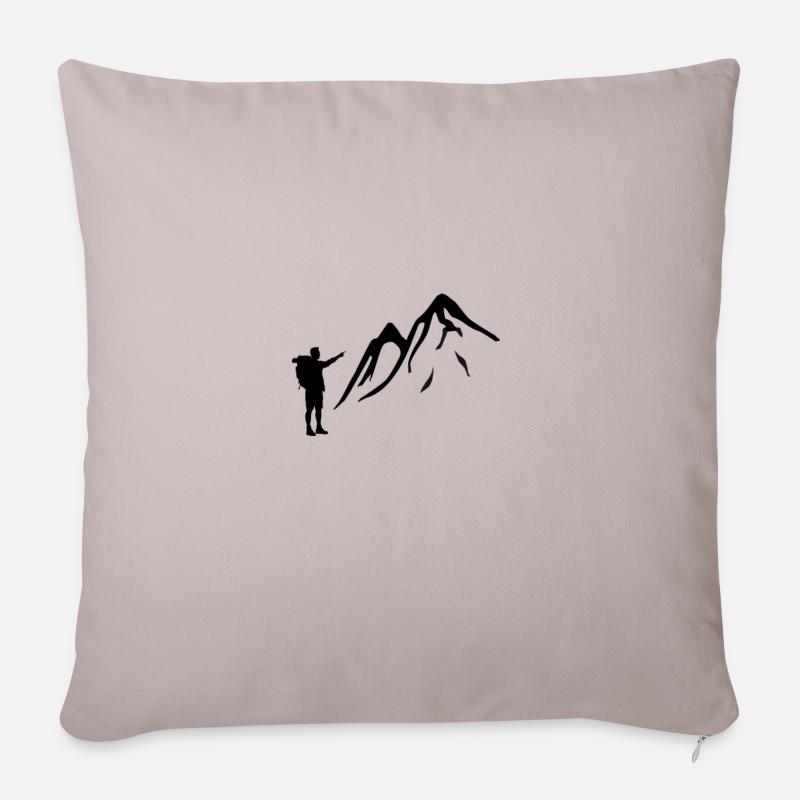 Trekking - Sofakissenbezug 45 x 45 cm - helles Taupe