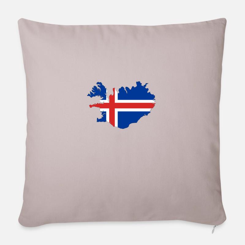 Island - Sofakissenbezug 45 x 45 cm - helles Taupe