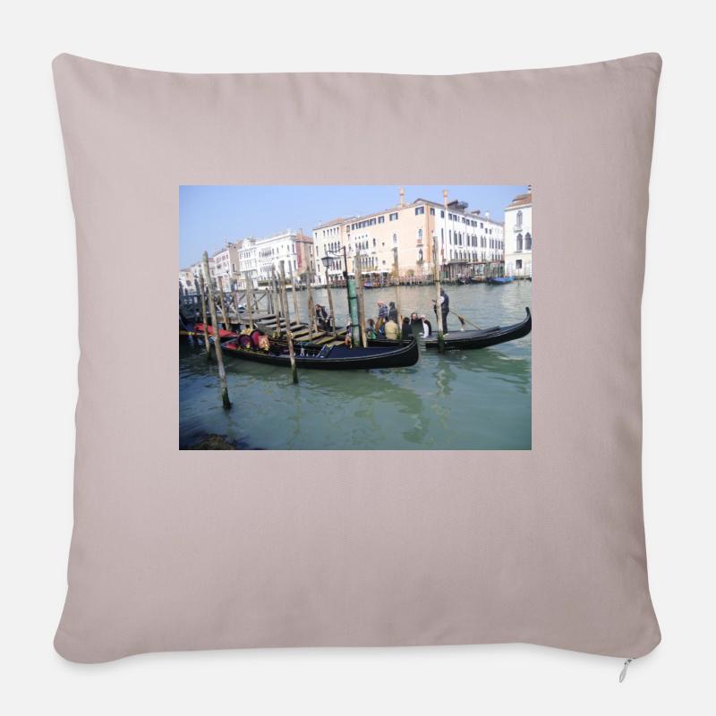 Venedig - Sofakissenbezug 45 x 45 cm - helles Taupe