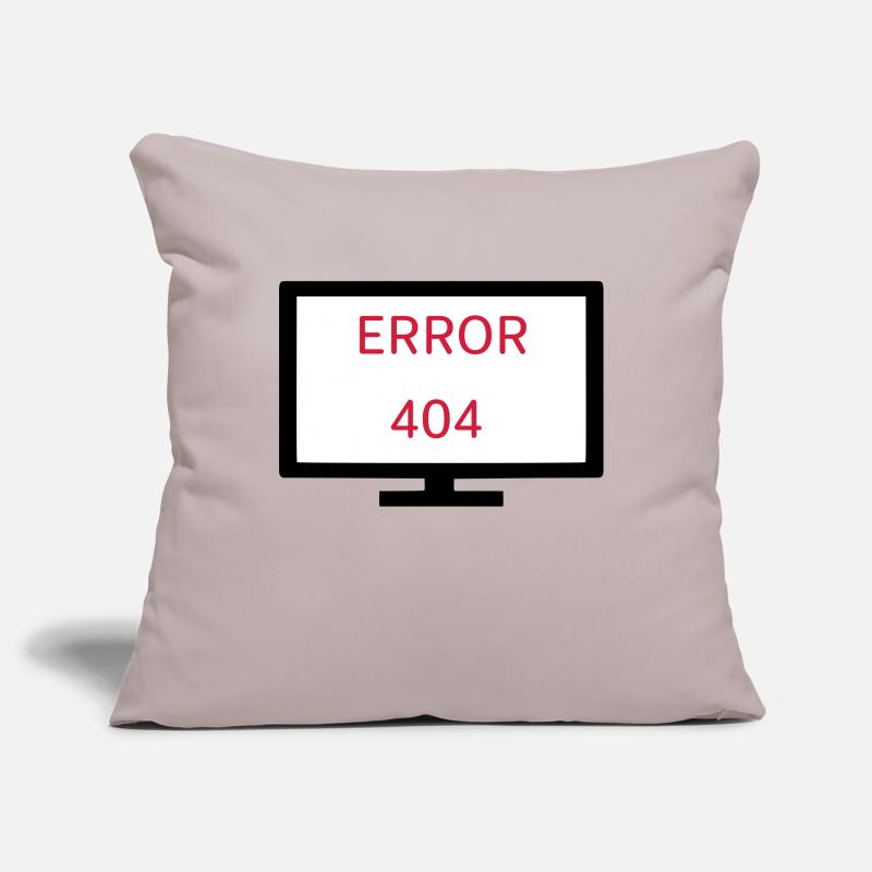 Computer Error 404 Sofa pillowcase 17,3'' x 17,3'' (45 x 45 cm)