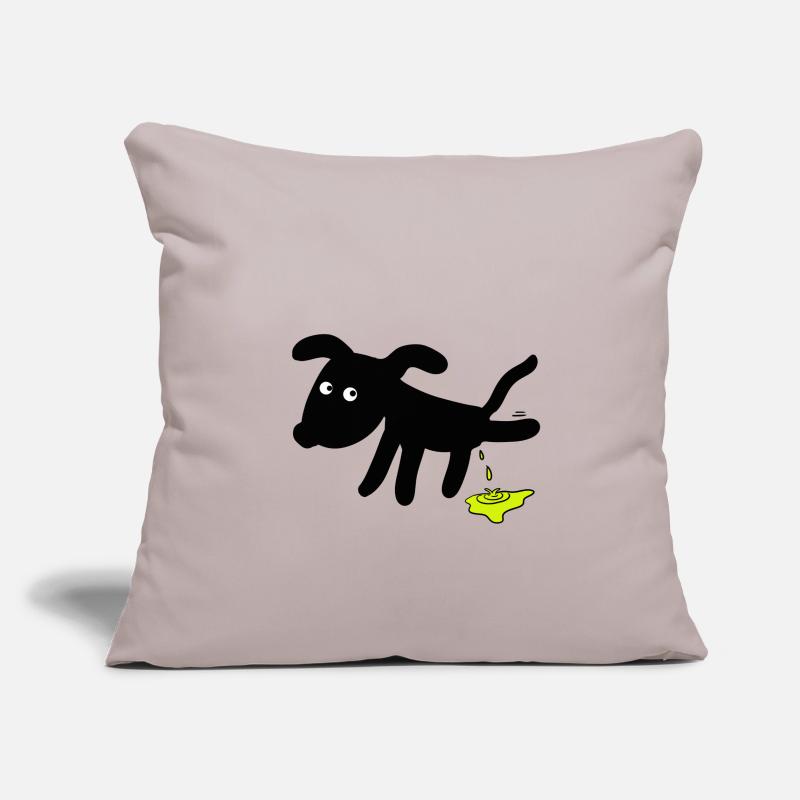 Chien chiens Housse de coussin décorative 45 x 45 cm