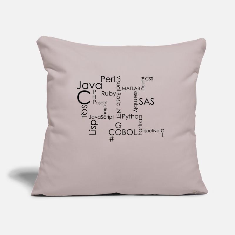 Programming Sofa pillowcase 17,3'' x 17,3'' (45 x 45 cm)