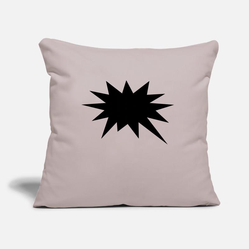 Comic bubble, your text, template, speechbubble, Sofa pillowcase 17,3'' x 17,3'' (45 x 45 cm)